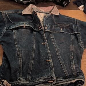 Vintage Classic Dark Blue Denim Jacket - Men's Jacket